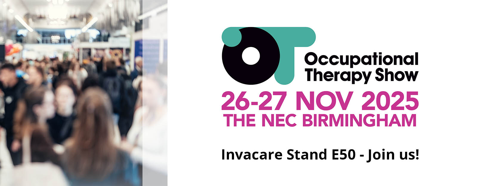Invacare exhibits at The OT Show 2025 NEC Birmingham